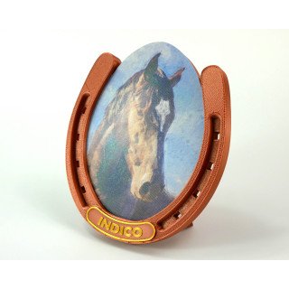 Horseshoe Frame in Copper